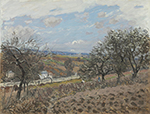 Alfred Sisley Bougival, 1877 oil painting reproduction