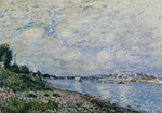 Alfred Sisley Bougival oil painting reproduction