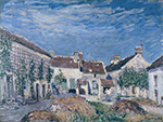 Alfred Sisley Courtyard at Les Sablons, 1886 oil painting reproduction