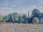 Alfred Sisley Edge of the Forest, 1895 oil painting reproduction