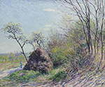 Alfred Sisley Edge of the Forest, Sablones, 1884-85 oil painting reproduction