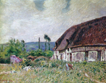 Alfred Sisley Farmhouse, 1894 oil painting reproduction