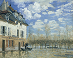 Alfred Sisley Flood at Port-Marly, 1876 02 oil painting reproduction
