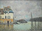 Alfred Sisley Flood at Port-Marly, 1876 03 oil painting reproduction