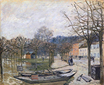 Alfred Sisley Flood at Port-Marly, 1876 05 oil painting reproduction