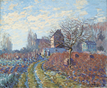 Alfred Sisley Hoar Frost -St. Martin's Summer (Indian Summer), 1874 oil painting reproduction