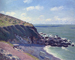 Alfred Sisley Lady's Cove, Afternoon, 1897 oil painting reproduction