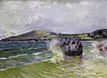 Alfred Sisley Lady's Cove, Wales, 1897 oil painting reproduction