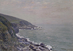 Alfred Sisley Lady's Cove, Welsh Coast in the Fog, 1897 oil painting reproduction