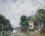 Alfred Sisley Landscape oil painting reproduction