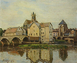 Alfred Sisley Moret-sur-Loing, Morning, 1893 oil painting reproduction