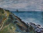 Alfred Sisley On the Cliffs, Langland Bay, Wales, 1897 oil painting reproduction