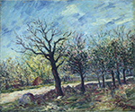 Alfred Sisley Sablons in Spring, 1890 oil painting reproduction