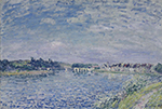 Alfred Sisley Saint-Mammes in the Evening, 1885 oil painting reproduction