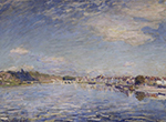 Alfred Sisley Saint-Mammes, 1883 oil painting reproduction
