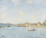 Alfred Sisley Saint-Mammes, 1885 oil painting reproduction