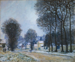 Alfred Sisley Snow at Louveciennes, 1874 oil painting reproduction