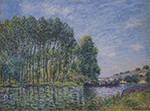 Alfred Sisley Spring on the Loing River, 1885 oil painting reproduction