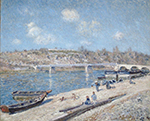 Alfred Sisley The Beach at Saint-Mammes, 1884 oil painting reproduction