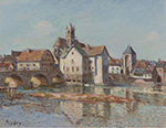 Alfred Sisley The Bridge of Moret, 1892 oil painting reproduction