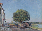 Alfred Sisley The Chestnut Tree at Saint-Mammes, 1880 oil painting reproduction