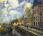 Alfred Sisley The Factory at Sevres oil painting reproduction