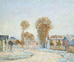 Alfred Sisley The First Hoarfrost, 1876 oil painting reproduction