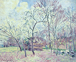 Alfred Sisley The First Spring Day at Moret, 1889 oil painting reproduction