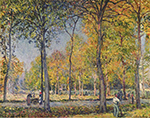 Alfred Sisley The Forest at Boulogne, 1880 oil painting reproduction