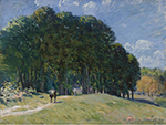 Alfred Sisley The Horseman by the Forest`s Edge, 1875 oil painting reproduction