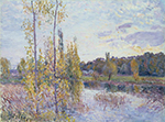 Alfred Sisley The Lake at Chevreuil, 1888 oil painting reproduction