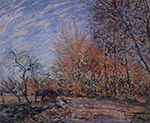 Alfred Sisley The Outskirts of the Fontainebleau Forest, 1885 oil painting reproduction