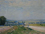 Alfred Sisley The Road from Montbuisson to Louveciennes, 1875 oil painting reproduction