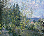 Alfred Sisley The Road in the Woods, 1879 oil painting reproduction