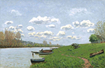 Alfred Sisley The Seine at Argenteuil, 1870 oil painting reproduction