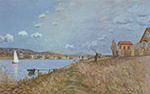 Alfred Sisley The Seine at Argenteuil, 1872 oil painting reproduction