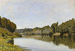 Alfred Sisley The Seine at Bougival oil painting reproduction