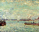 Alfred Sisley The Seine at Point du Jour oil painting reproduction