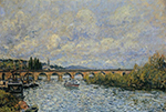 Alfred Sisley The Sevres Bridge, 1874 oil painting reproduction