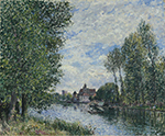 Alfred Sisley The Summer in Moret, 1888 oil painting reproduction