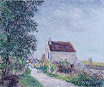 Alfred Sisley The Village of Sablons, 1885 oil painting reproduction