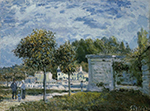 Alfred Sisley The Watering Place at Marly, 1875 oil painting reproduction