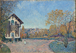 Alfred Sisley View of Marly-le-Roi from Coeur-Volant, 1876 oil painting reproduction