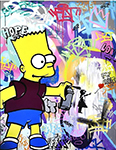 The Simpsons Aerosol 2 painting for sale