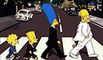 Simpsons Abbey Road painting for sale