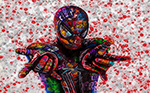 Spiderman Dots painting for sale