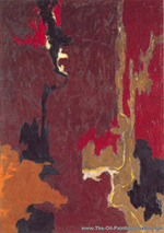 Clyfford Still Fall 1946 oil painting reproduction