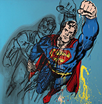 Superman Warhol painting for sale