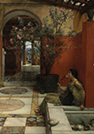 Lawrence Alma-Tadema San Clemente Church oil painting reproduction