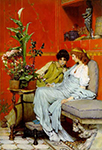 Lawrence Alma-Tadema A Sculptors Model oil painting reproduction